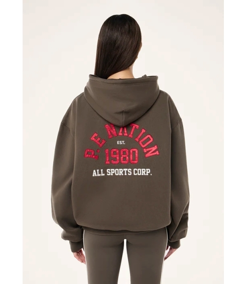 Inbound hoodie in major brown. Jumpers