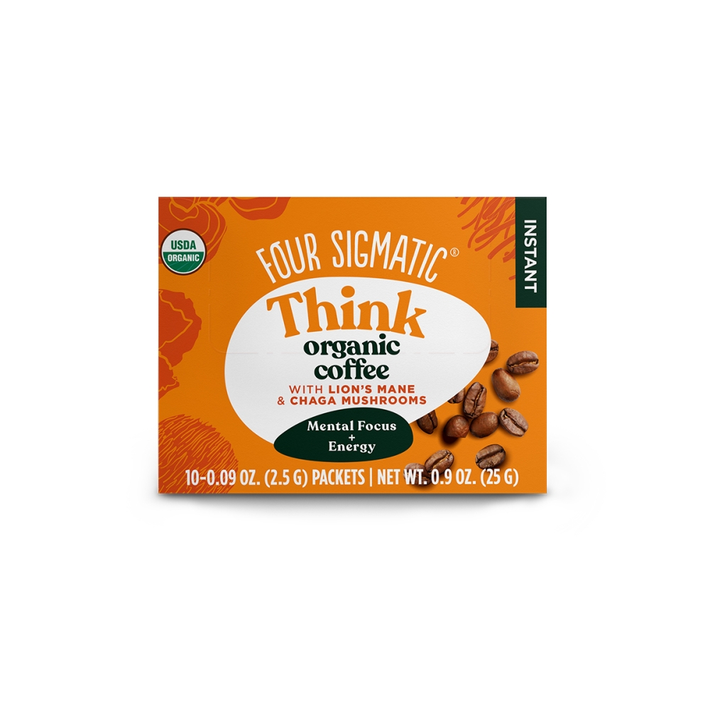 Four Sigmatic Instant Mushroom Coffee With Lion's Mane. Mushroom drinks