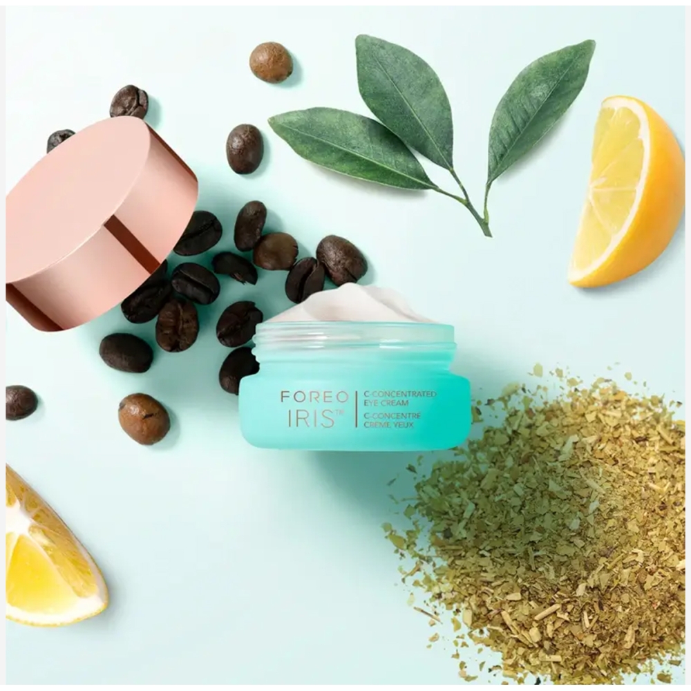 Foreo “IRIS™ C-Concentrated” šviesinantis paakių kremas su vitaminu C. Akių srities priežiūra
