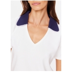 JACOBS V NECK COLLARED POLO. Tops