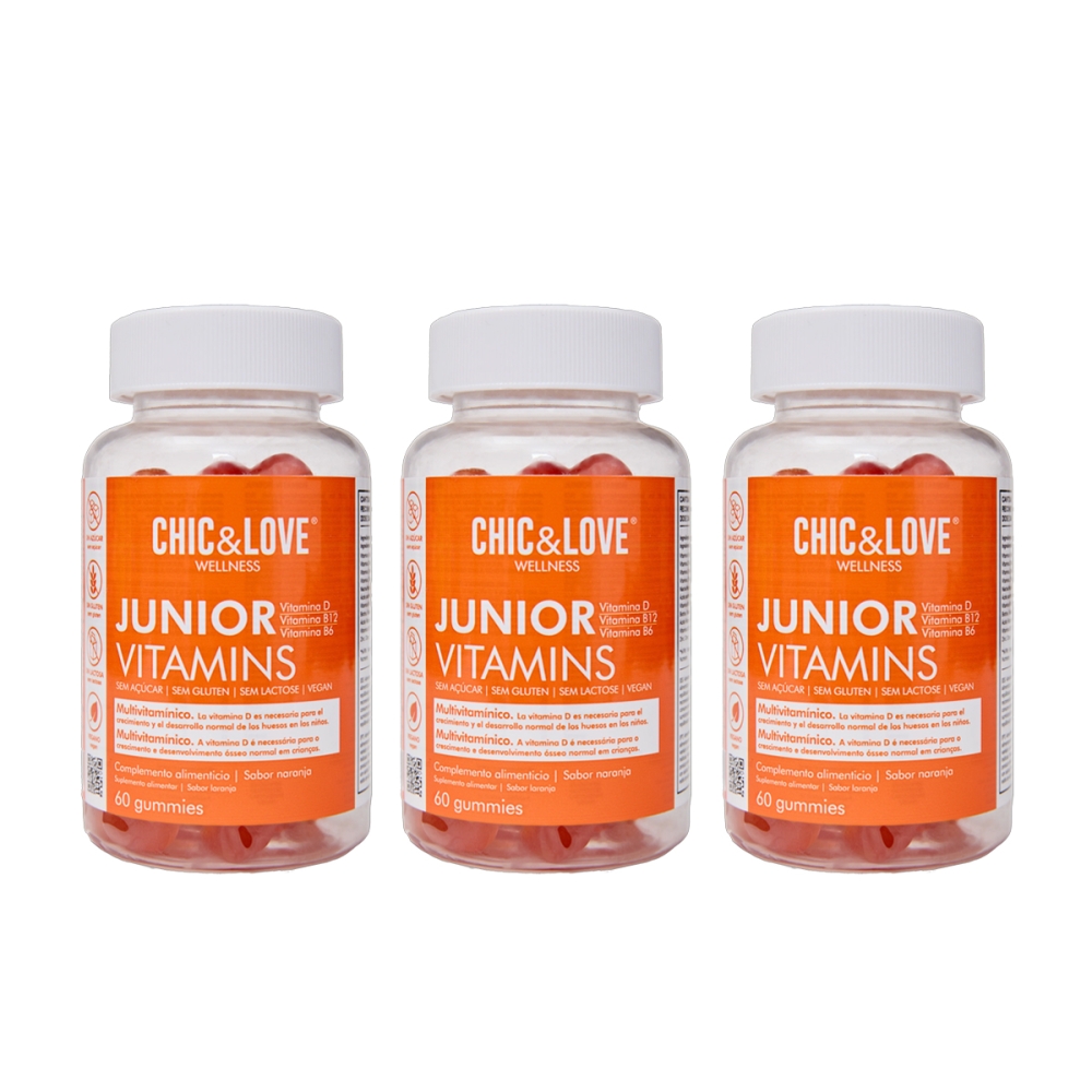 Chic & Love wellness Infants JUNIOR VITAMINS 3 pack bundle Chic & Love wellness JUNIOR VITAMINS 3 pack bundle. Infants