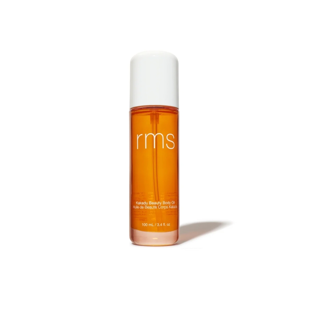 RMS Beauty “Kakadu Body Oil” kūno aliejus su vitaminu C. Kūno aliejai