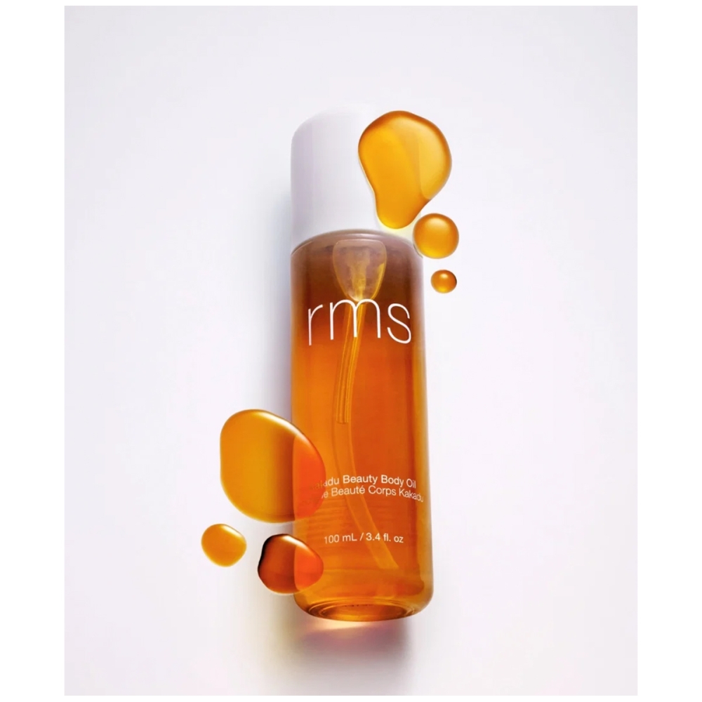 RMS Beauty “Kakadu Body Oil” kūno aliejus su vitaminu C. Kūno aliejai