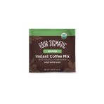 Instant Mushroom Coffee with Chaga and Cordyceps. Mushroom drinks
