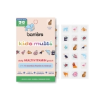 "Kids Multivitamin: Animal Kingdom“ multivitaminų lipdukai vaikams. Kūnui ir voniai