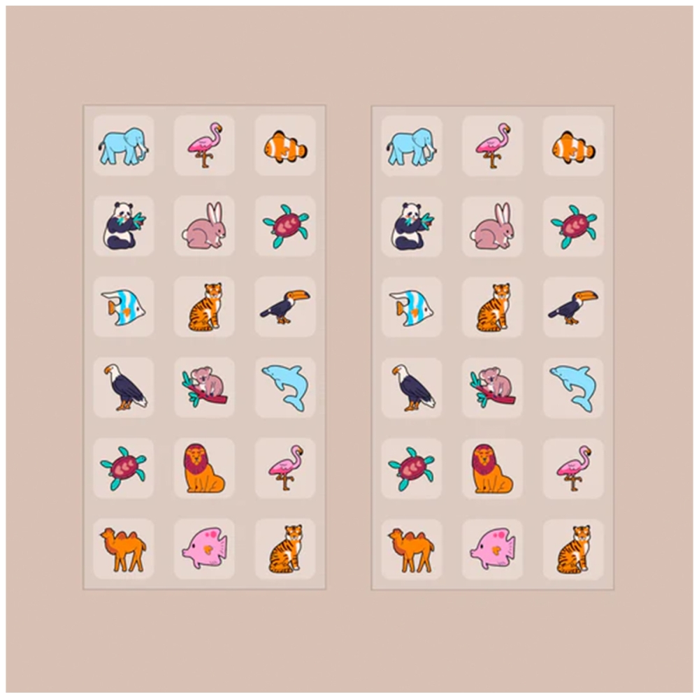 Barrière "Kids Multivitamin: Animal Kingdom“ multivitaminų lipdukai vaikams. Transderminiai  lipdukai