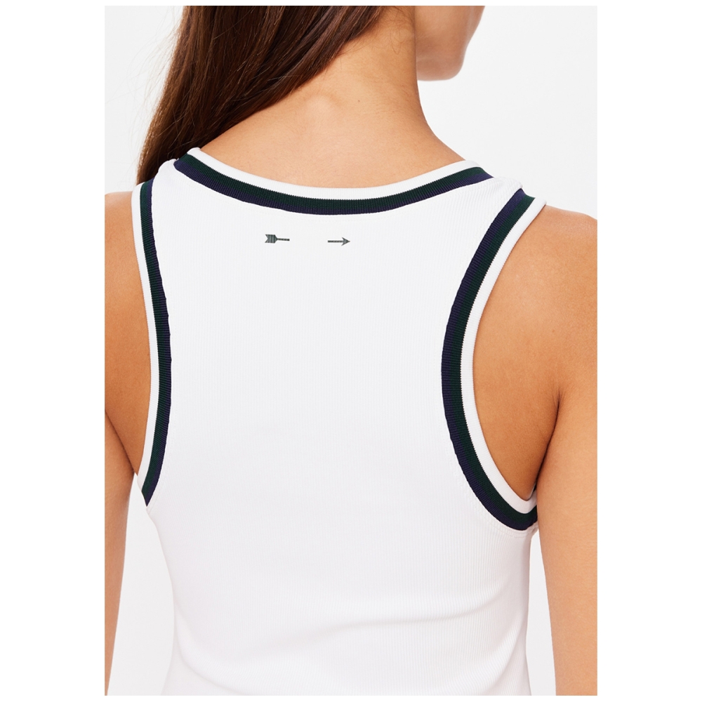 The Upside KIRSTY RIB TANK TOP. Short sleeve