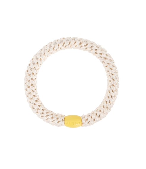 Kknekki Ivory yellow bead. Hair accessories