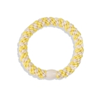 "Kknekki Lemon Ivory Stripe" plaukų gumelė. Plaukai "Kknekki Lemon Ivory Stripe" plaukų gumelė. Plaukai