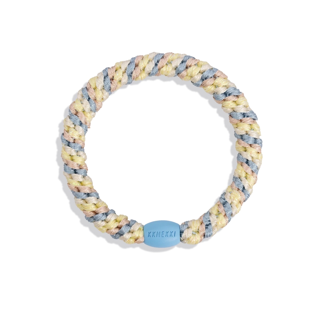 KKNEKKI "Kknekki Mix Seablue Light Yellow" plaukų gumelė. Plaukų aksesuarai