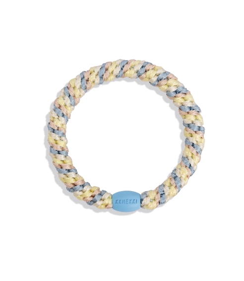 "Kknekki Mix Seablue Light Yellow" plaukų gumelė. Plaukai