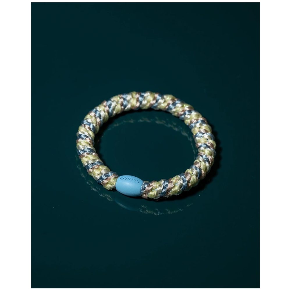 KKNEKKI "Kknekki Mix Seablue Light Yellow" plaukų gumelė. Plaukų aksesuarai
