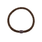 "Kknekki Slim Coffee Glitter" plaukų gumelė. Plaukai
