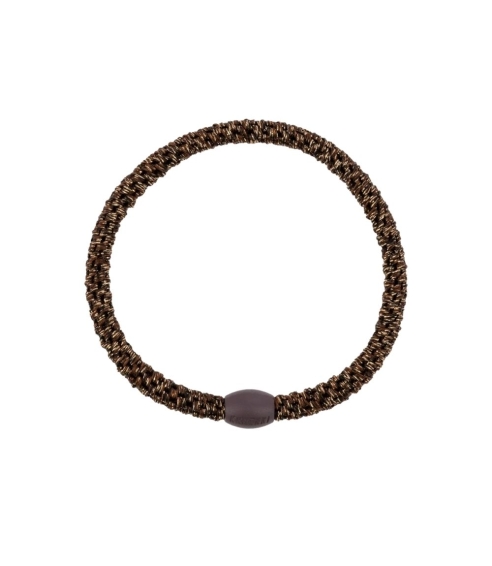 "Kknekki Slim Coffee Glitter" plaukų gumelė. Plaukai
