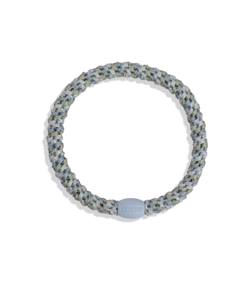 "Kknekki Slim Mix Baby Blue Glitter" plaukų gumelė. Plaukai