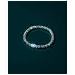 "Kknekki Slim Mix Baby Blue Glitter" plaukų gumelė. Plaukai