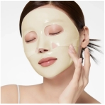 "Kojic Acid Turmeric Brightening Gel Mask" hidrogelinė veido kaukė 4 vnt.. Korėjietiškos veido kaukės