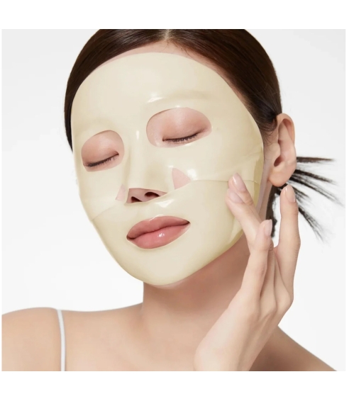 "Kojic Acid Turmeric Brightening Gel Mask" hidrogelinė veido kaukė 4 vnt.. Korėjietiškos veido kaukės