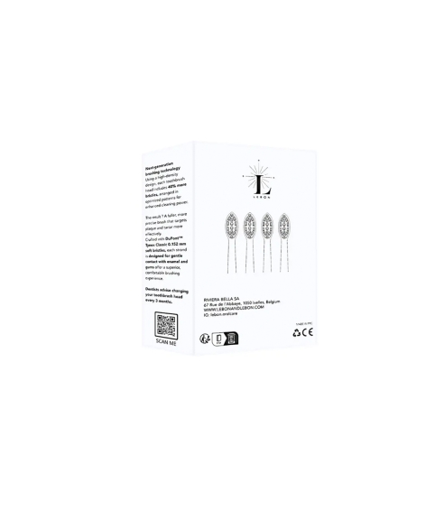 REPLACEMENT BRUSH HEADS X 4. Oral care