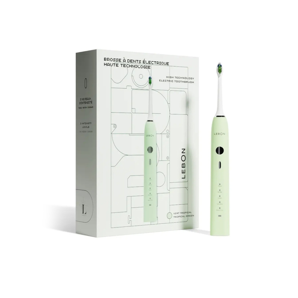 Lebon ELECTRIC TOOTHBRUSH: Topical Green. Toothbrushes