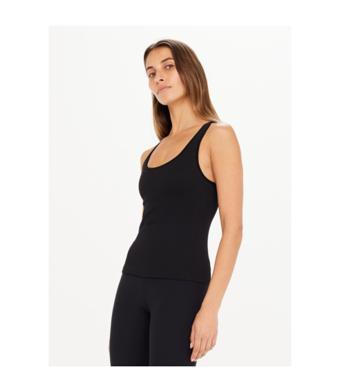 BALANCE SEAMLESS LENNY BLACK TANK. Tops