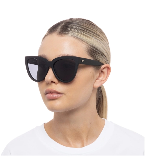 LIAR LAIR | BLACK RUBBER POLARISED. Sunglasses