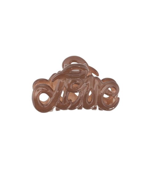 LOVE CLAW 5CM CARAMEL. Hair accessories