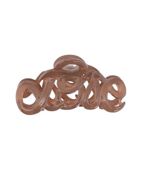 LOVE CLAW 8CM CARAMEL. Hair accessories