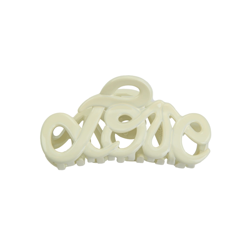 LOVE CLAW 8CM IVORY. Hair accessories