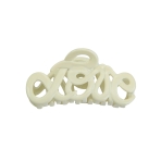 LOVE CLAW 8CM IVORY. Hair accessories