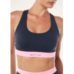 "Lumify" pilkai melsvos spalvos sportinė liemenėlė. Sportinės liemenėlės