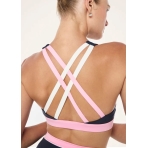 "Lumify" pilkai melsvos spalvos sportinė liemenėlė. Sportinės liemenėlės