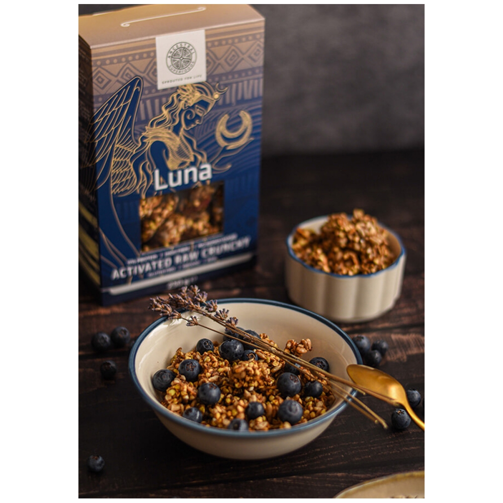 Ancestral superfoods Luna – Gluten-free Breakfast Cereal with Activated Seeds. Granolas