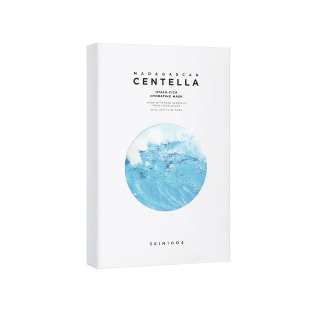 SKIN1004 Korėjietiškos veido kaukės "Madagascar Centella Hyalu-Cica Hydrating Mask" lakštinė veido kaukė 5 vnt. SKIN1004 "Madagascar Centella Hyalu-Cica Hydrating Mask" lakštinė veido kaukė 5 vnt.. Korėjietiškos veido kaukės