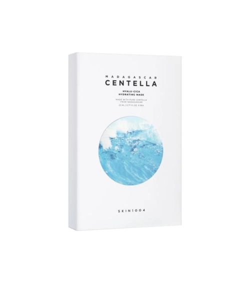 "Madagascar Centella Hyalu-Cica Hydrating Mask" lakštinė veido kaukė 5 vnt.. Korėjietiškos veido kaukės