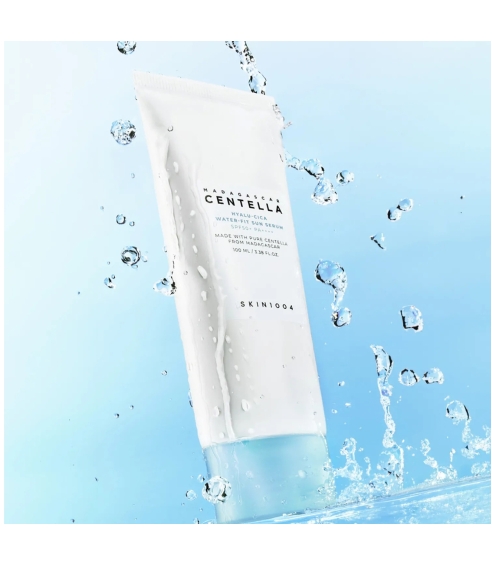 Madagascar Centella Hyalu-Cica Water-Fit Sun Serum SPF50+. Korean Sun Protection