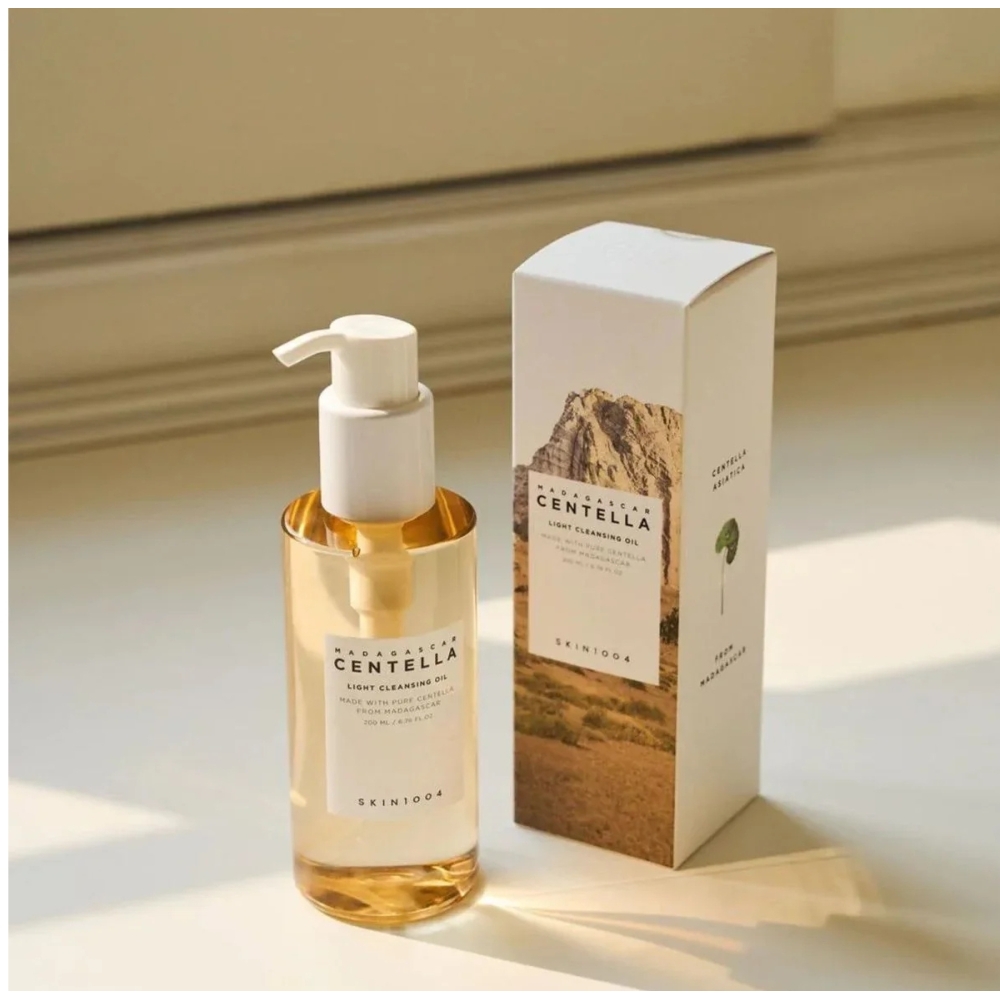 SKIN1004 Korėjietiški veido prausikliai "Madagascar Centella Light Cleansing Oil" valomasis aliejus SKIN1004 "Madagascar Centella Light Cleansing Oil" valomasis aliejus. Korėjietiški veido prausikliai