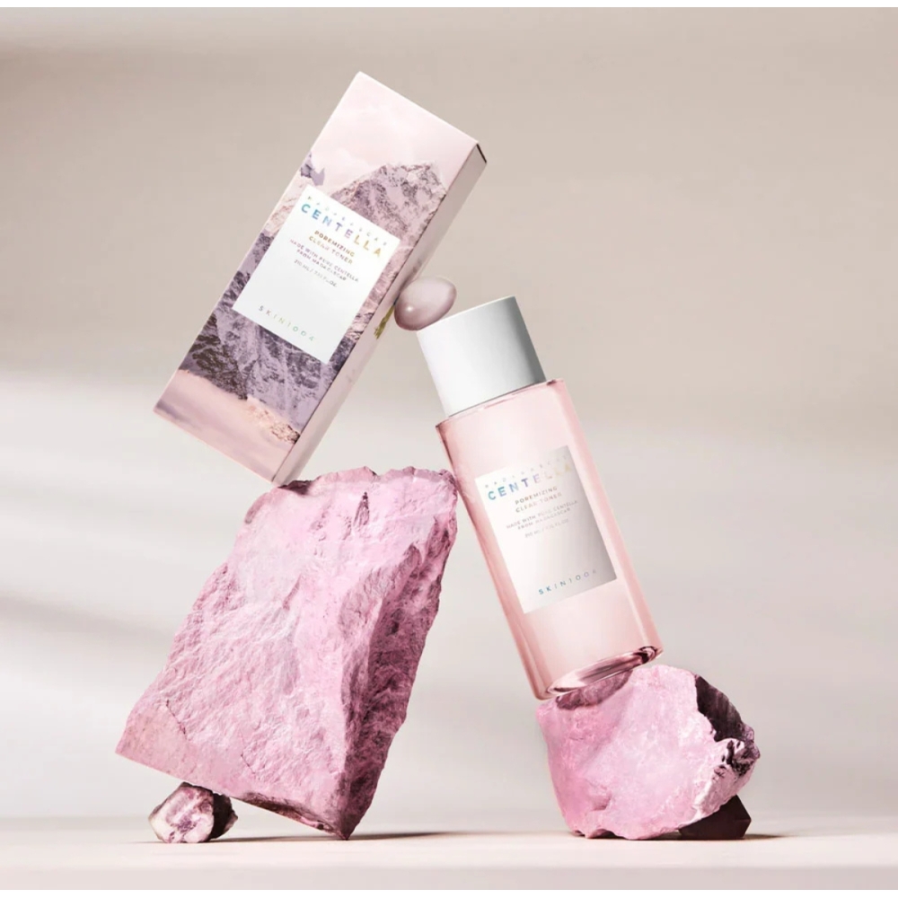 SKIN1004 "Madagascar Centella Poremizing Clear Toner" veido tonikas. Korėjietiški tonikai ir dulksnos