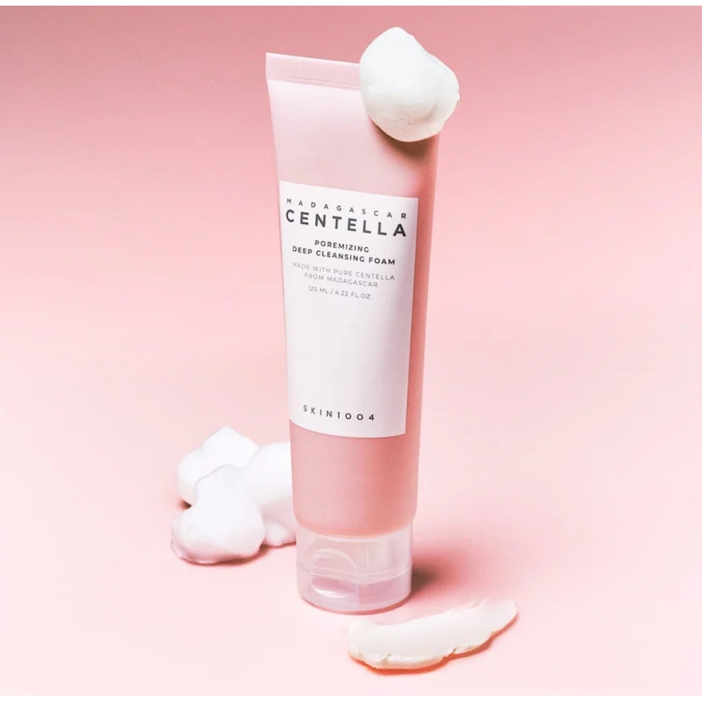 SKIN1004 Korėjietiški veido prausikliai "Madagascar Centella Poremizing Deep Cleansing Foam" veido prausiklis SKIN1004 "Madagascar Centella Poremizing Deep Cleansing Foam" veido prausiklis. Korėjietiški veido prausikliai