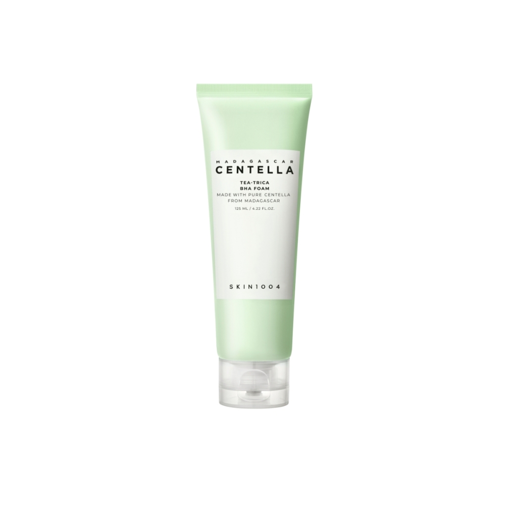 SKIN1004 Korėjietiški veido prausikliai "Madagascar Centella Tea-Trica BHA Foam" veido prausiklis SKIN1004 "Madagascar Centella Tea-Trica BHA Foam" veido prausiklis. Korėjietiški veido prausikliai