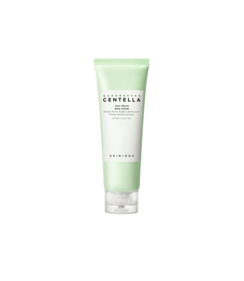 "Madagascar Centella Tea-Trica BHA Foam" veido prausiklis. Korėjietiški veido prausikliai