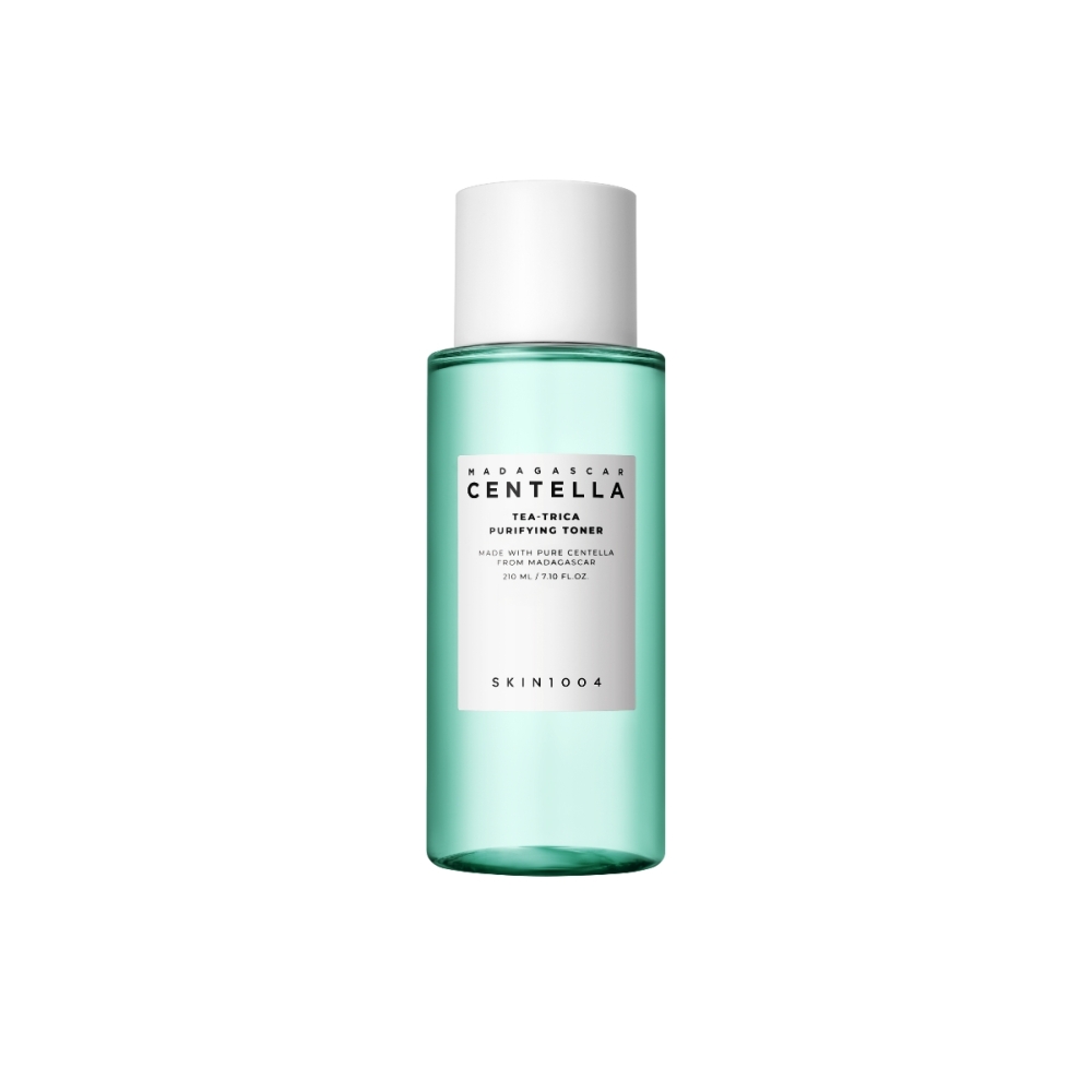 SKIN1004 "Madagascar Centella Tea-Trica Purifying Toner" veido tonikas. Korėjietiški tonikai ir dulksnos