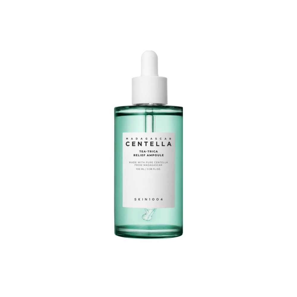 SKIN1004 "Madagascar Centella Tea-Trica Relief Ampoule" veido serumas. Korėjietiški serumai ir ampulės