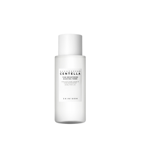 "Madagascar Centella Tone Brightening Boosting Toner" veido tonikas. Korėjietiški tonikai ir dulksnos