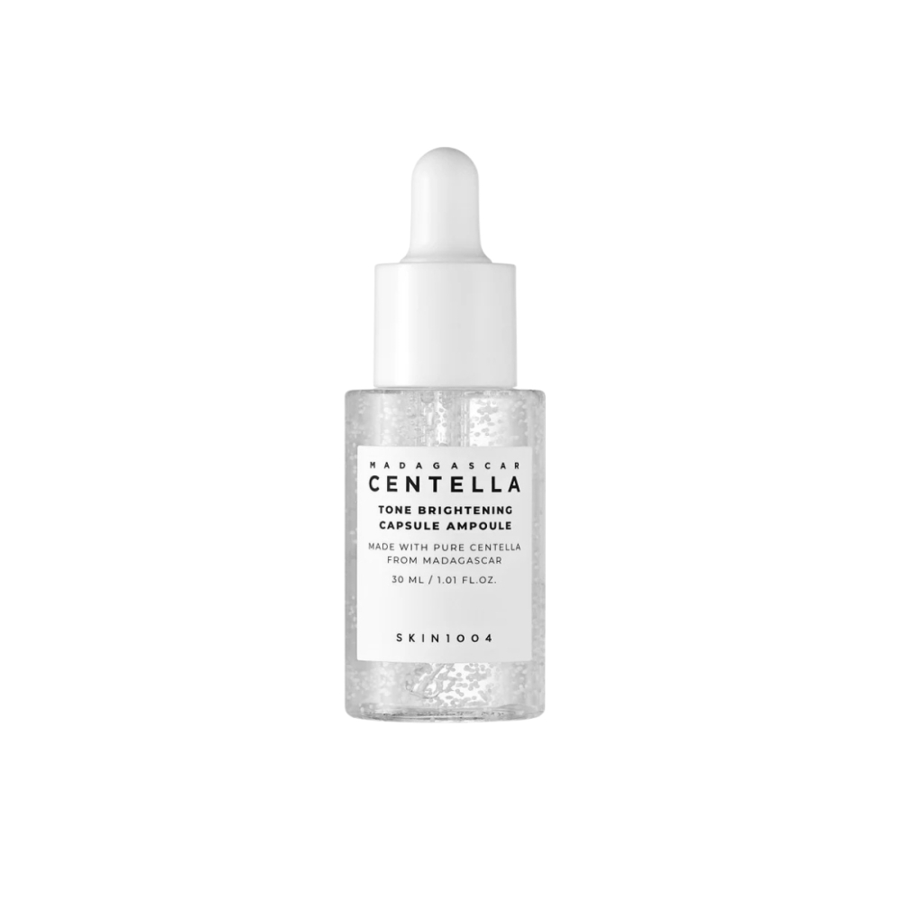 SKIN1004 "Madagascar Centella Tone Brightening Capsule Ampoule" veido ampulė. Korėjietiški serumai ir ampulės