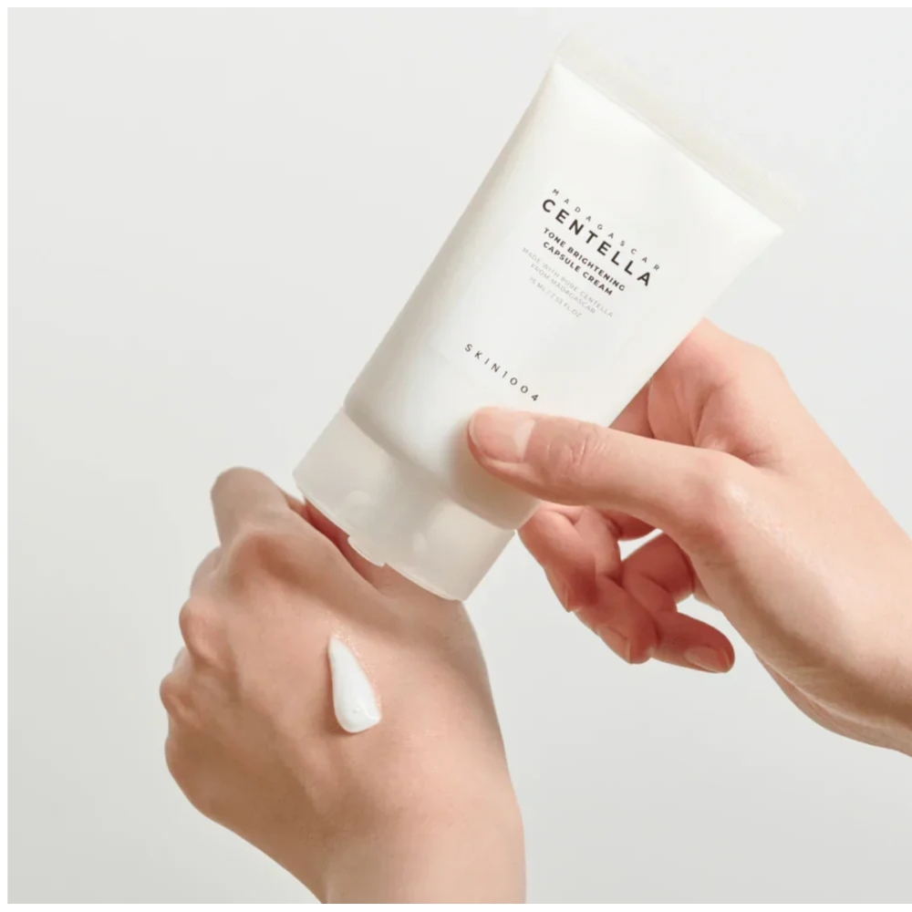 SKIN1004 Korėjietiški veido kremai "Madagascar Centella Tone Brightening Capsule Cream" veido kremas SKIN1004 "Madagascar Centella Tone Brightening Capsule Cream" veido kremas. Korėjietiški veido kremai