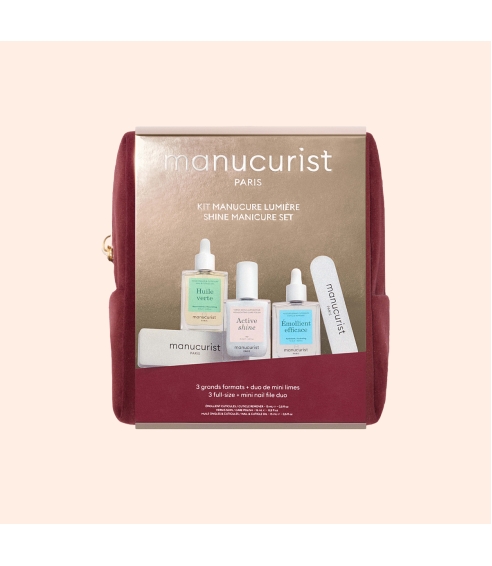 Manucurist “Nail Care Set Prep Routine & Care Active“ nagus puoselėjantis rinkinys. Dovanų rinkiniai kūnui