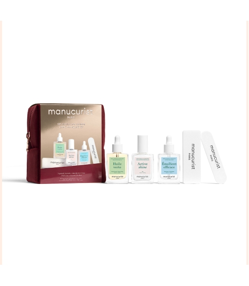 Manucurist “Nail Care Set Prep Routine & Care Active“ nagus puoselėjantis rinkinys. Dovanų rinkiniai kūnui