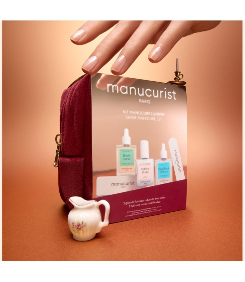 Manucurist “Nail Care Set Prep Routine & Care Active“ nagus puoselėjantis rinkinys. Dovanų rinkiniai kūnui
