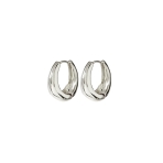 Marbella Hoops Silver. Earrings